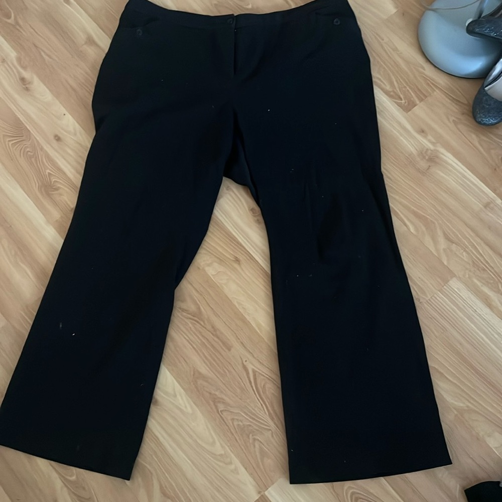Lane Bryant wide led dress trousers. Size 20 Average